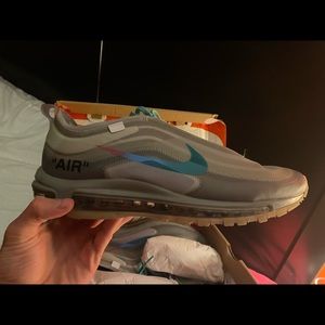 Nike off-white 97 menta size 13